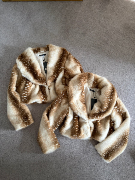 Bambi Beige Fur Jacket